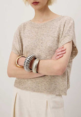 BLUSA BOXY FLAME TRICOT 105128B CACAY